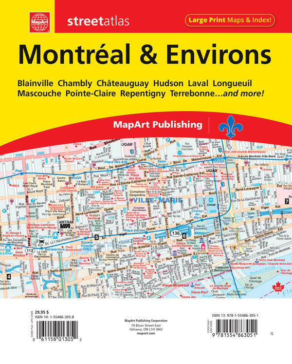 Montreal and Area Street Atlas (Montreal & Environs)