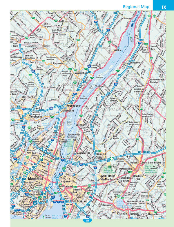 Montreal and Area Street Atlas (Montreal & Environs)