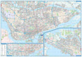 Montreal (QC) Wall Map 59x41 - Laminated -  MapArt