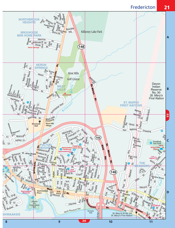 New Brunswick PEI Cities Street Guide