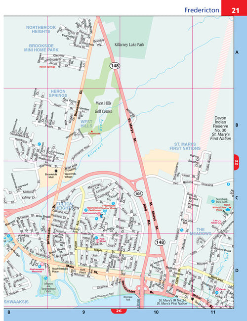 New Brunswick PEI Cities Street Guide