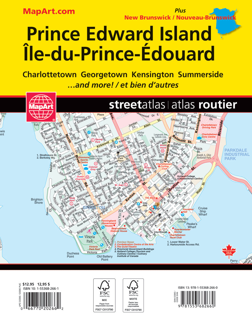 New Brunswick PEI Cities Street Guide