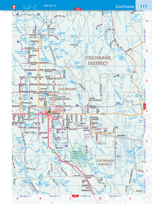 Ontario NE Road Atlas & North Bay Sudbury Sault Ste. Marie Street Guide