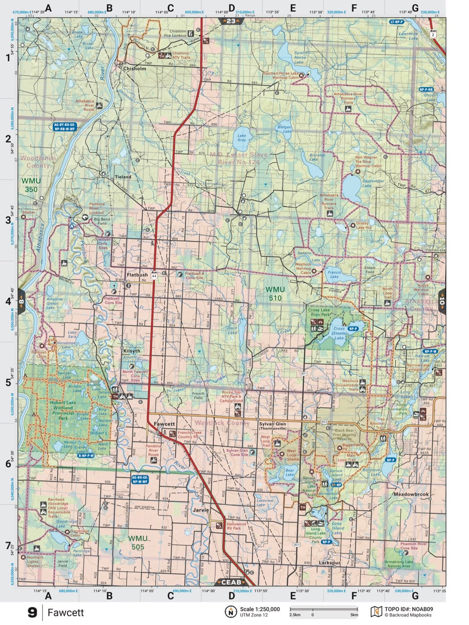 Northern Alberta Backroad Mapbook