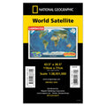 World Satellite Wall Map 43.5x30.5 - Laminated -  MapArt