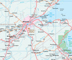 New Brunswick & PEI Road Map Fast Track - Laminated -  MapArt