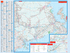 New Brunswick & PEI Road Map Fast Track - Laminated -  MapArt