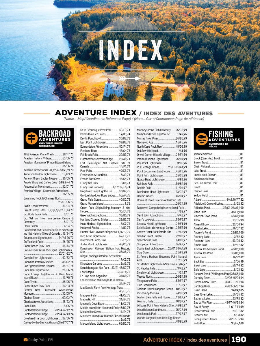 New Brunswick & PEI Backroad Mapbook - Backroad Maps