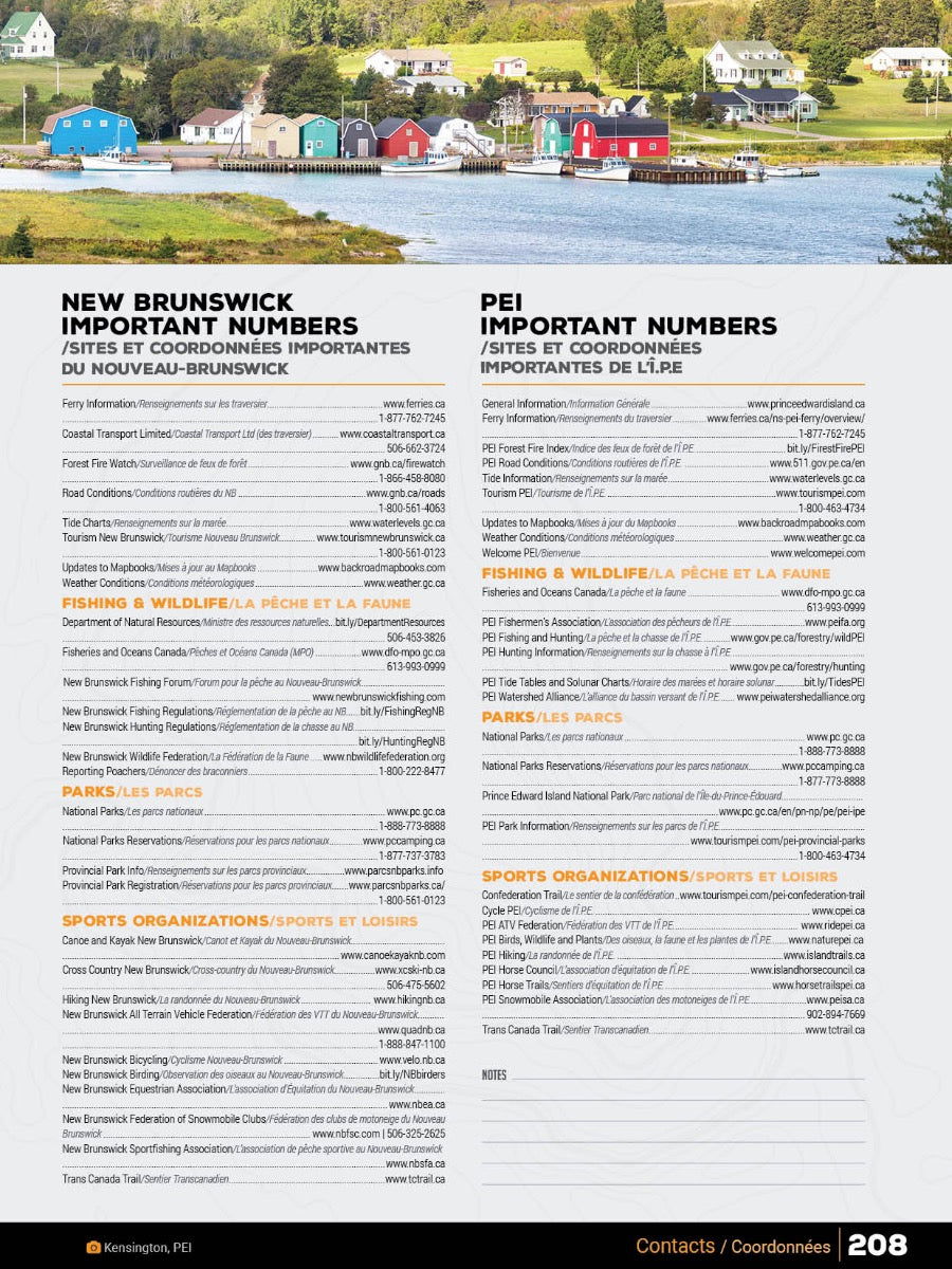 New Brunswick & PEI Backroad Mapbook - Backroad Maps
