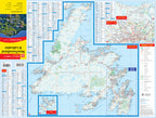 Newfoundland & Labrador Road Map Fast Track - Laminated -  MapArt