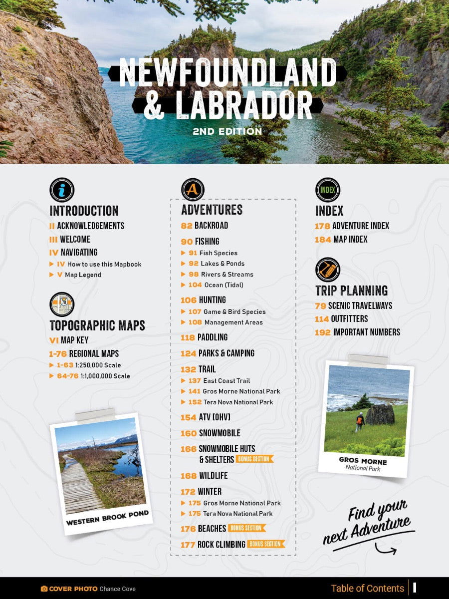 Newfoundland & Labrador Backroad Mapbook - Backroad Maps