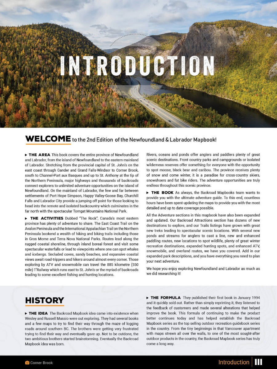 Newfoundland & Labrador Backroad Mapbook - Backroad Maps