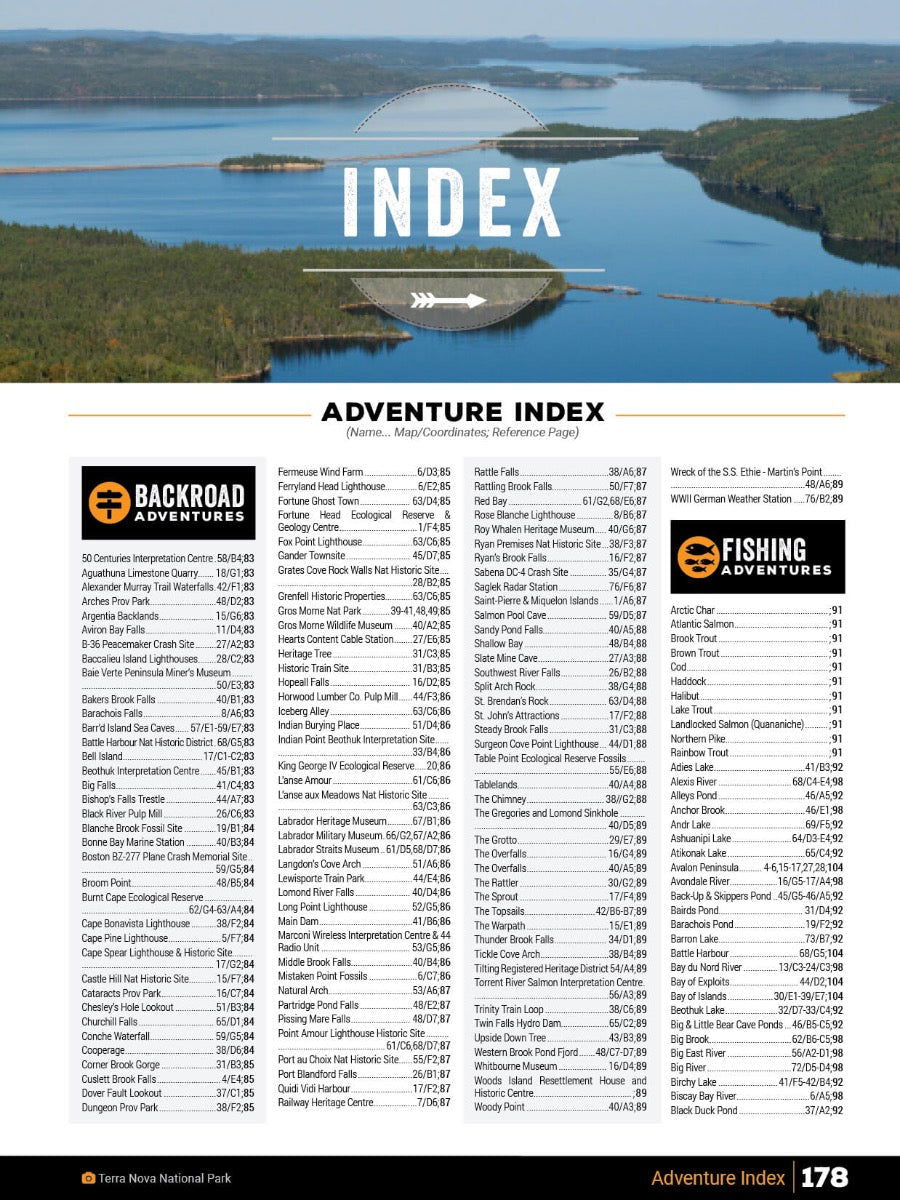 Newfoundland & Labrador Backroad Mapbook - Backroad Maps