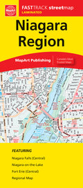 Niagara Region (ON) Street Map Fast Track - Laminated -  MapArt