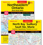 Ontario NE Road Atlas & North Bay Sudbury Sault Ste. Marie Street Guide