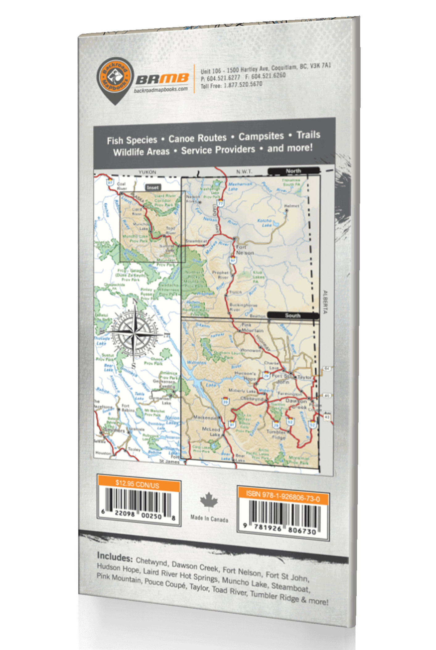 Northeastern BC - Recreation Map - Backroad Maps