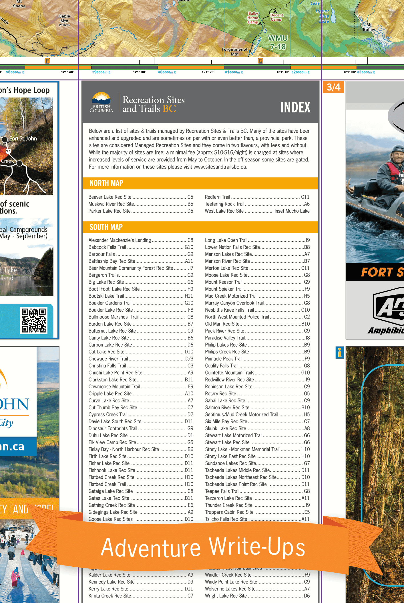 Northeastern BC - Recreation Map - Backroad Maps