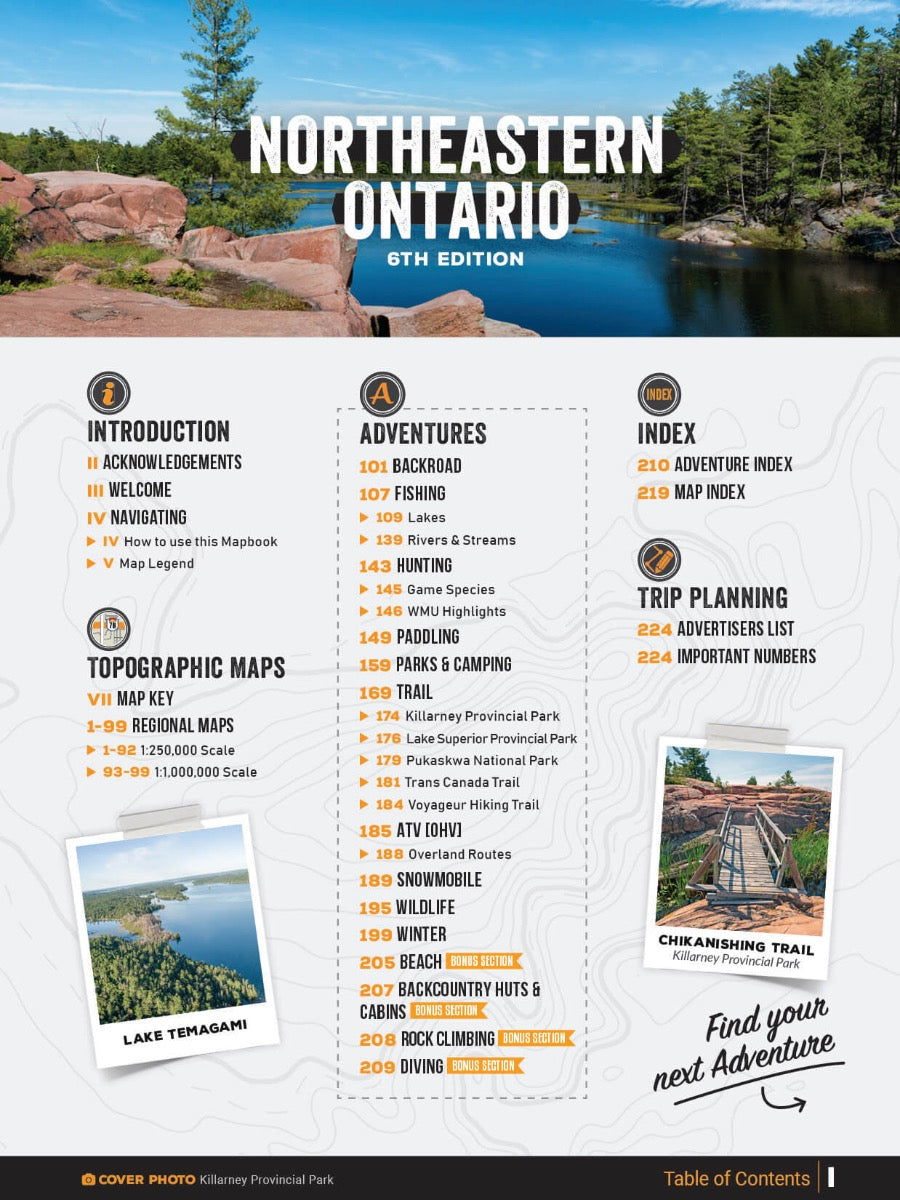 Northeastern Ontario Backroad Mapbook - Backroad Maps