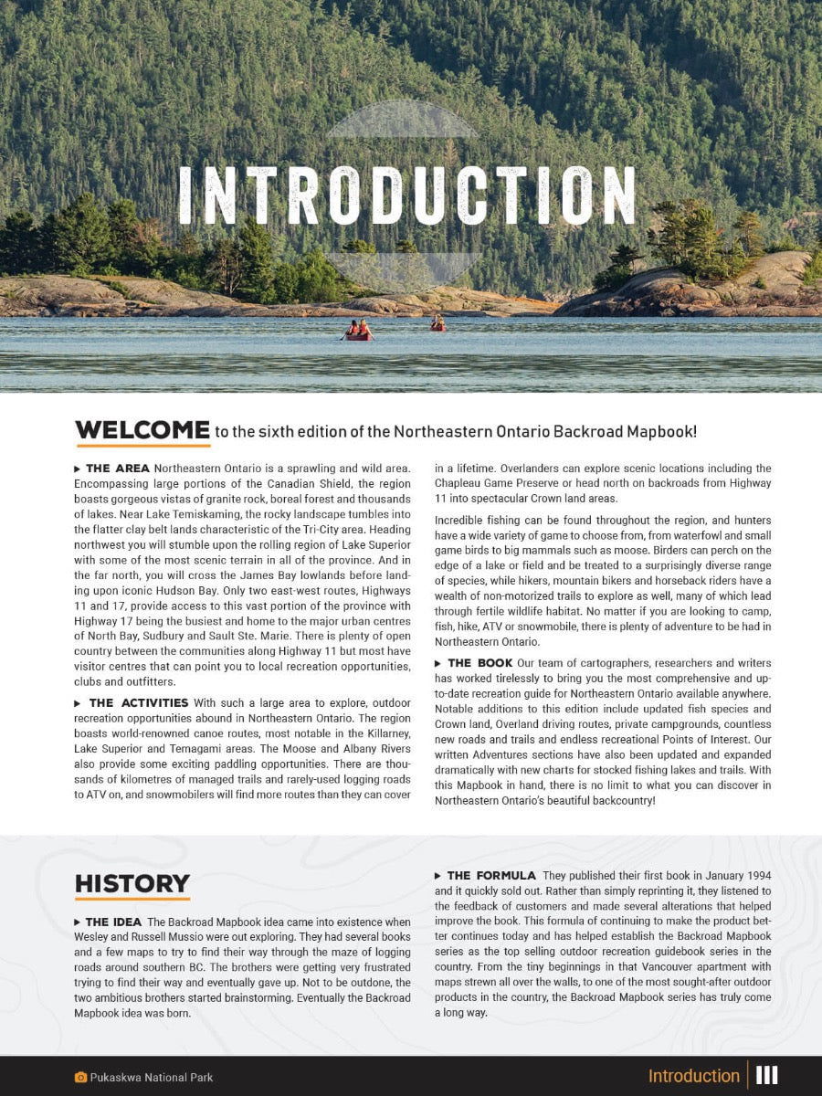 Northeastern Ontario Backroad Mapbook - Backroad Maps