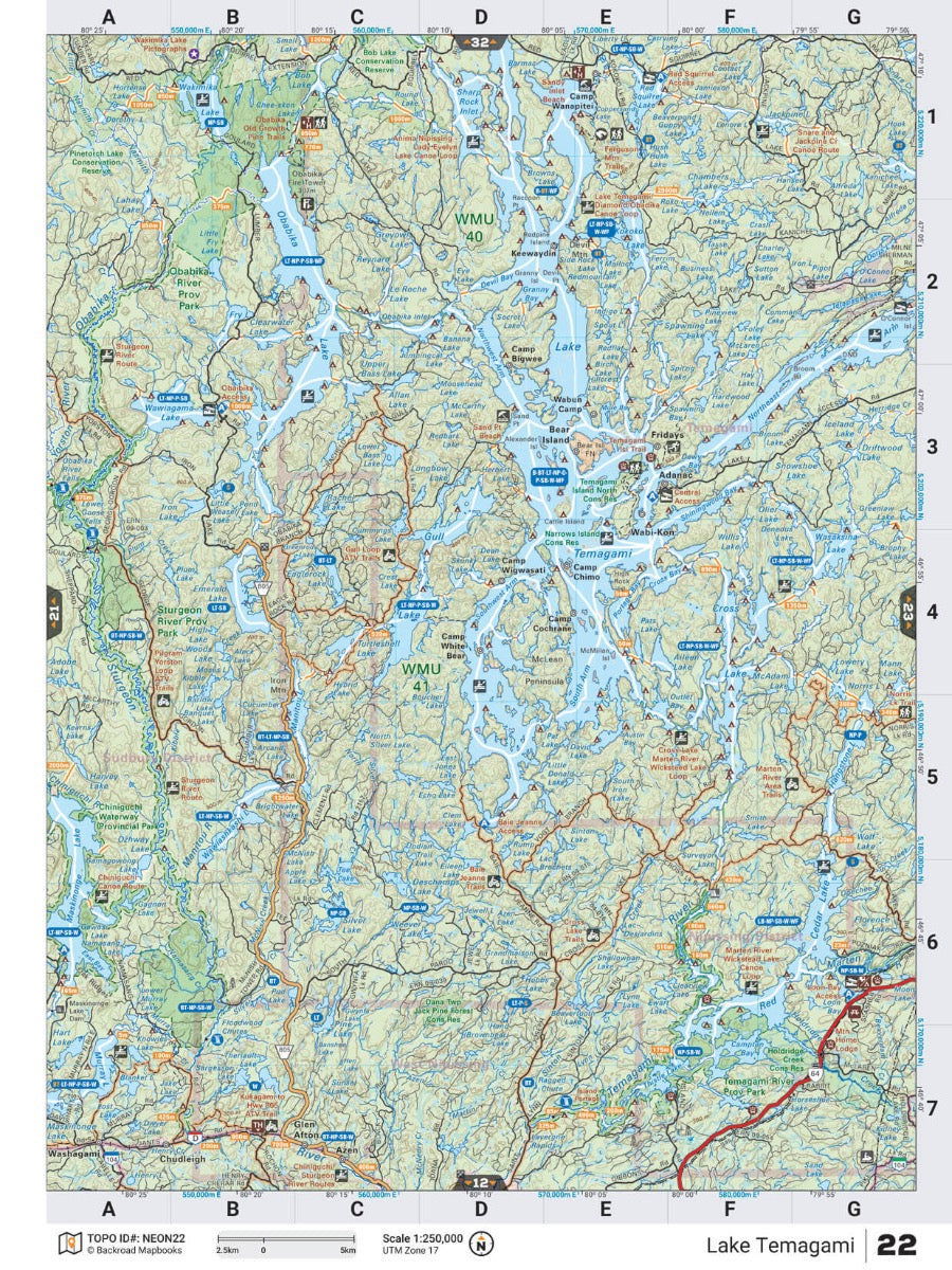 Northeastern Ontario Backroad Mapbook - Backroad Maps
