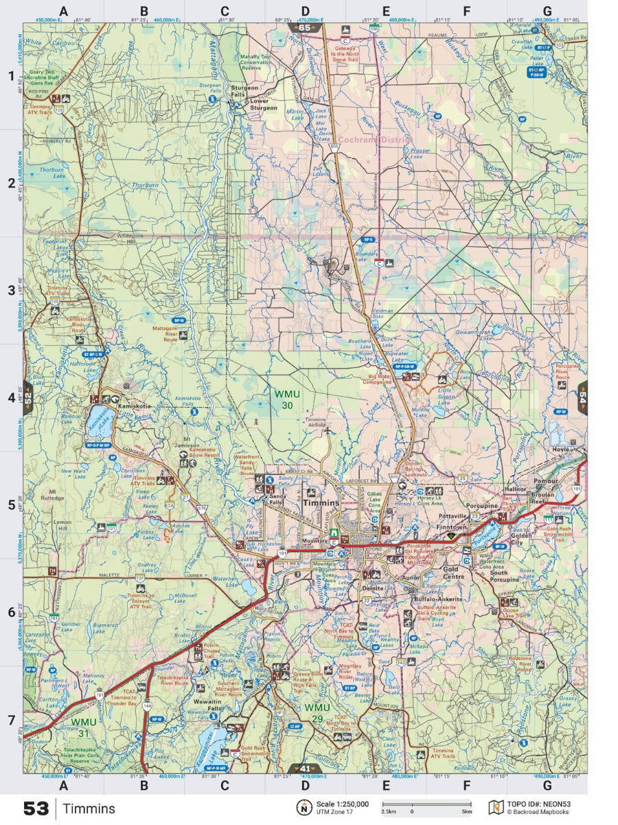 Northeastern Ontario Backroad Mapbook - Backroad Maps