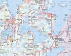Northern Ontario Road Map Fast Track - Laminated -  MapArt