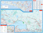 Northern Ontario Road Map Fast Track - Laminated -  MapArt