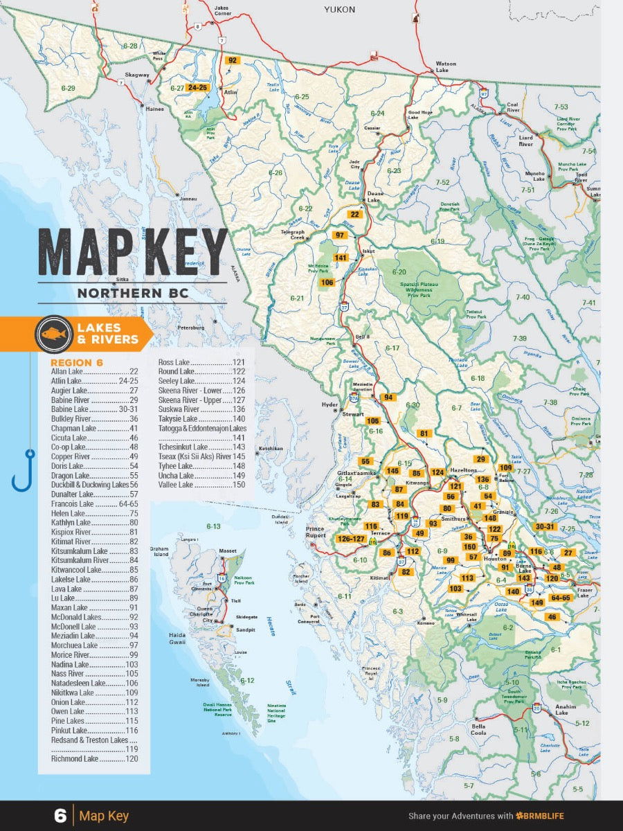 Northern BC Fishing Mapbook - Backroad Maps