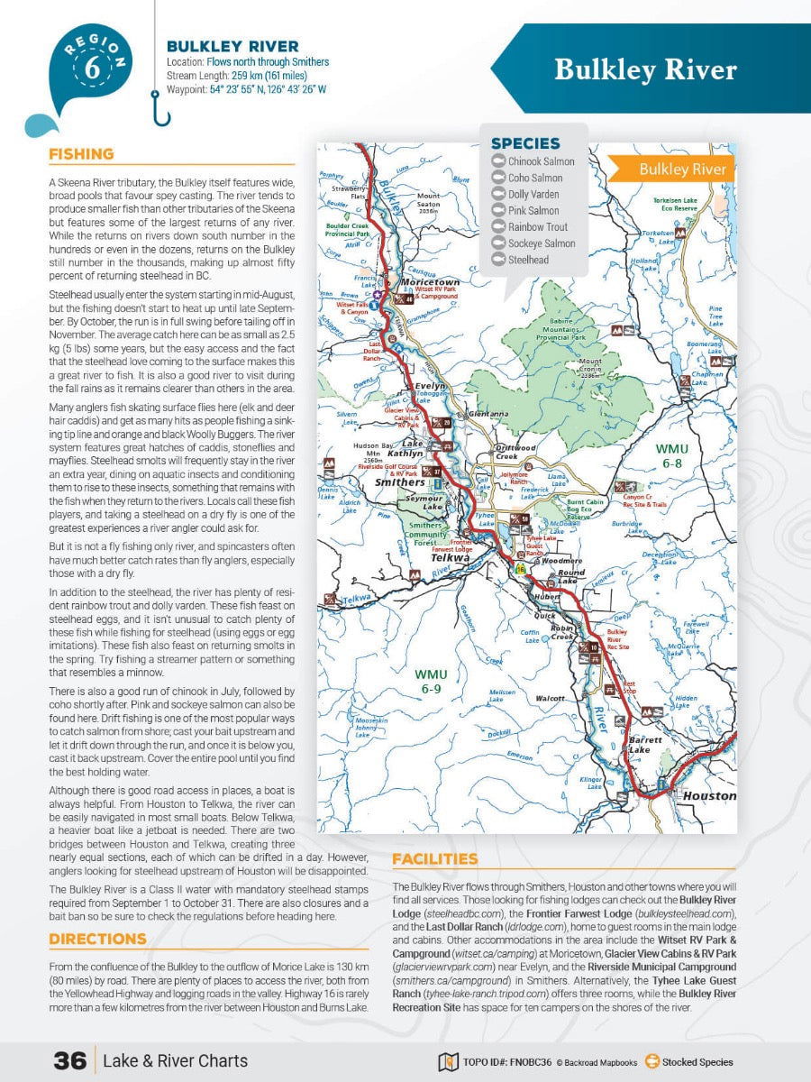 Northern BC Fishing Mapbook - Backroad Maps
