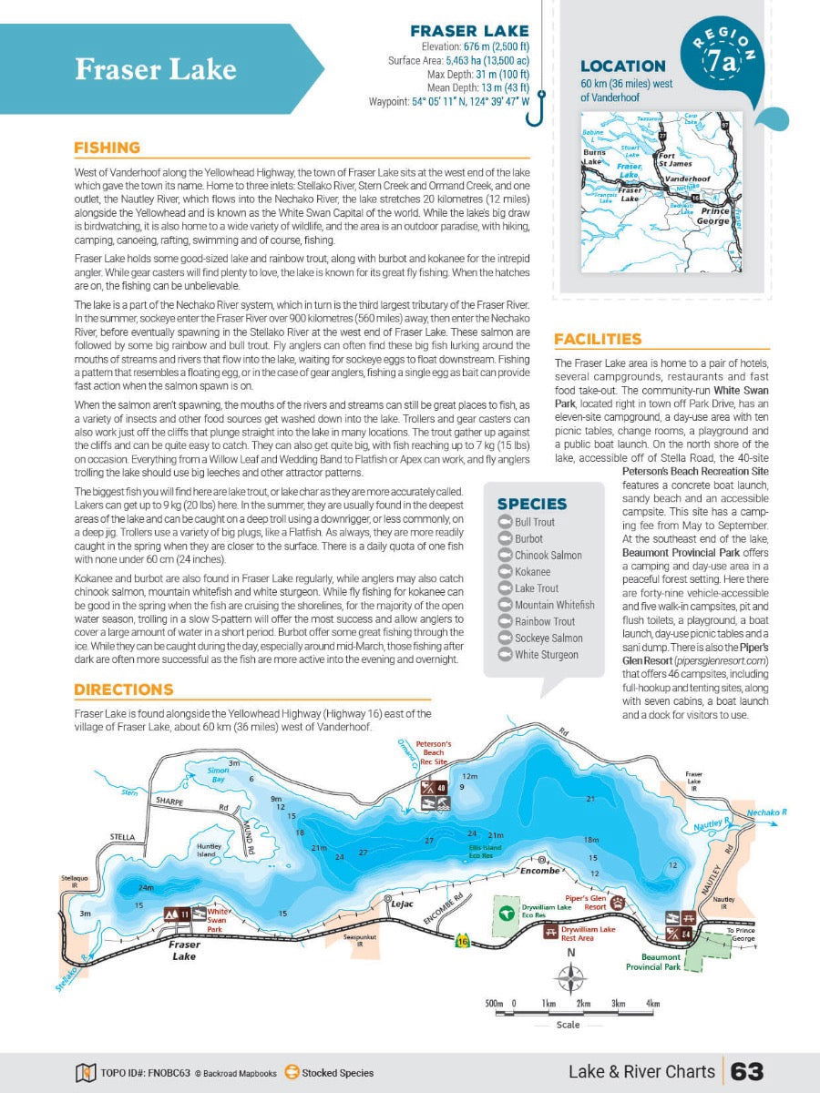 Northern BC Fishing Mapbook - Backroad Maps