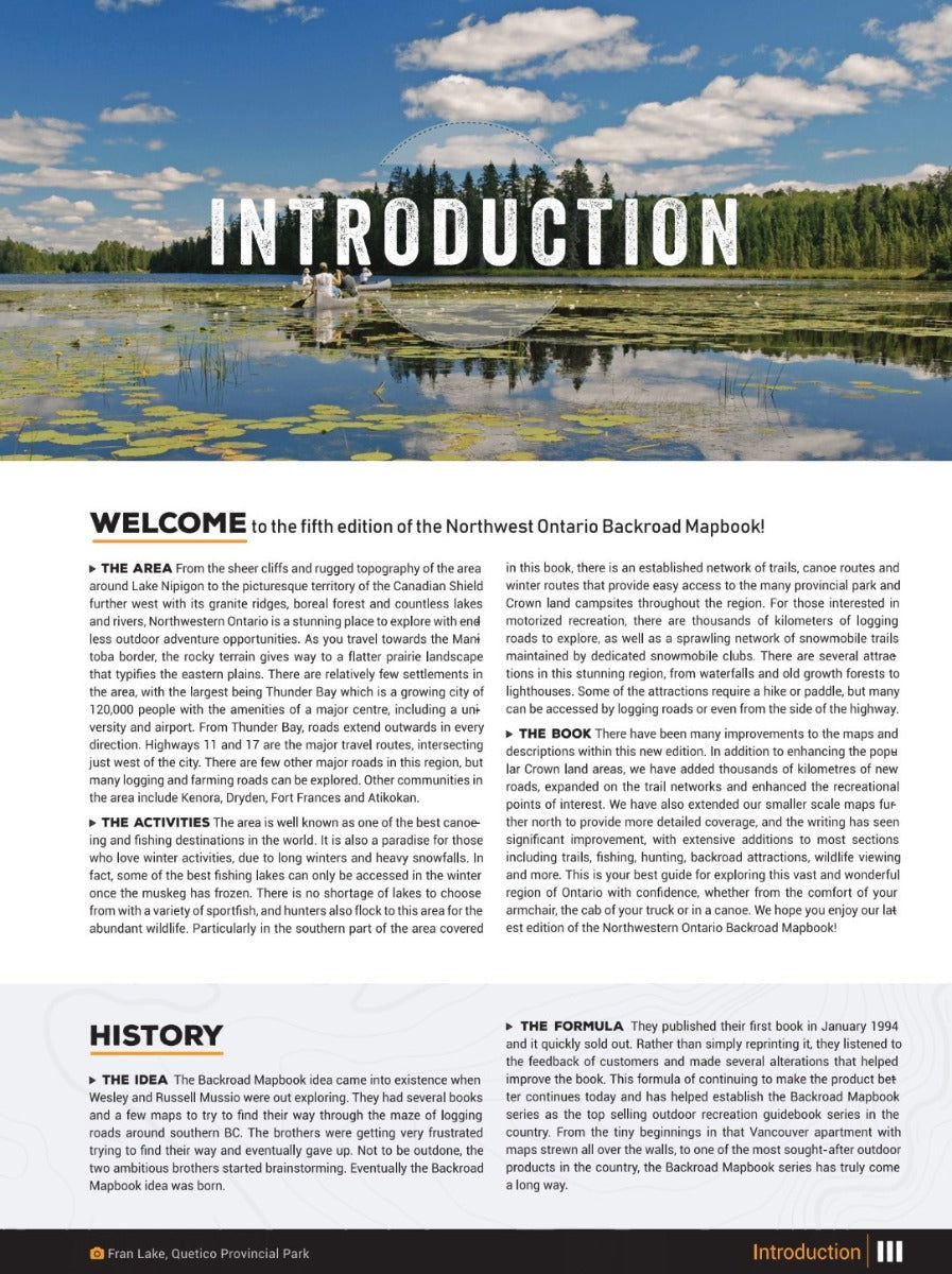 Northwestern Ontario Backroad Mapbook - Backroad Maps