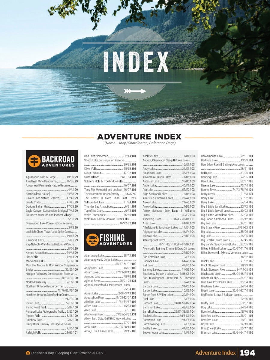 Northwestern Ontario Backroad Mapbook - Backroad Maps