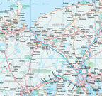 Nova Scotia Road Map Fast Track - Laminated -  MapArt