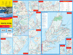 Nova Scotia Road Map Fast Track - Laminated -  MapArt