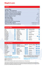 Ontario Road Atlas (Pocket Size)