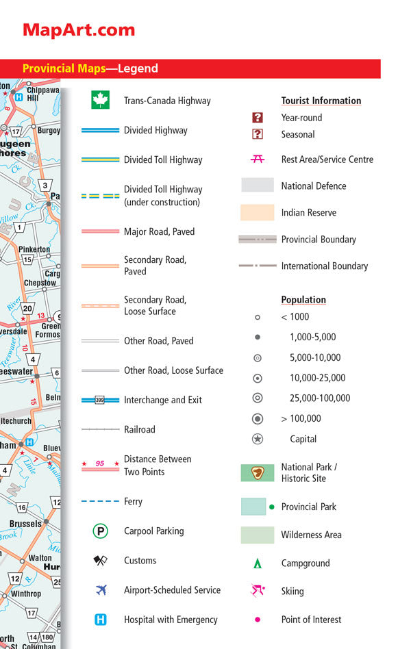 Ontario Road Atlas (Pocket Size)