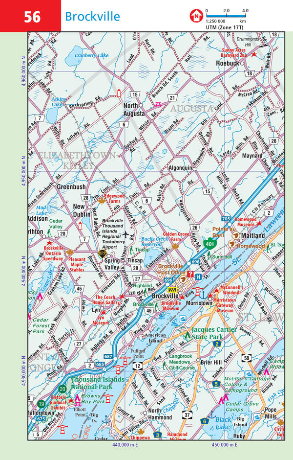 Ontario Road Atlas (Pocket Size)