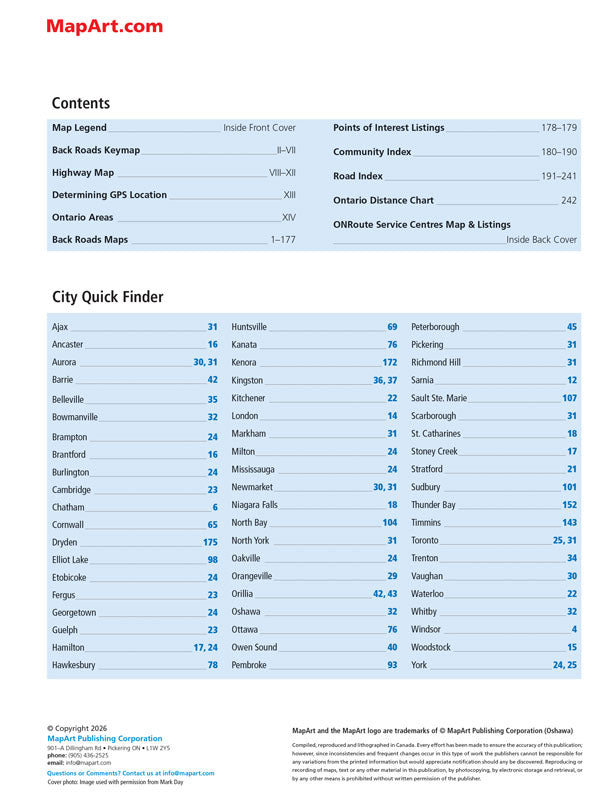 Ontario Road Atlas