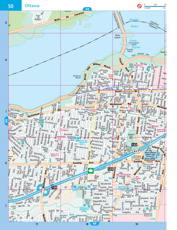 Ottawa Gatineau Eastern Ontario Communities Street Atlas