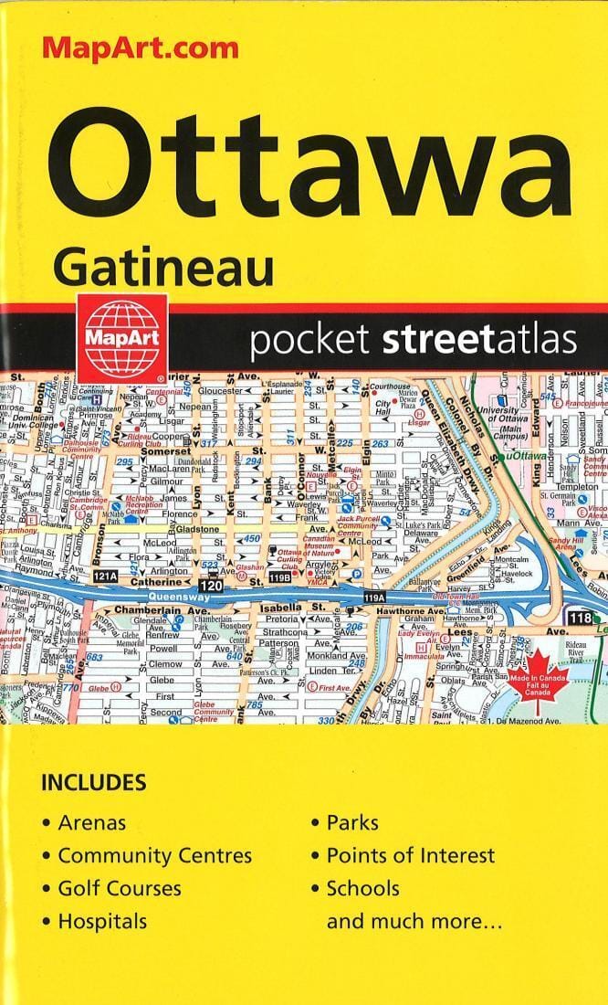 Ottawa Gatineau Street Atlas (Pocket Size)