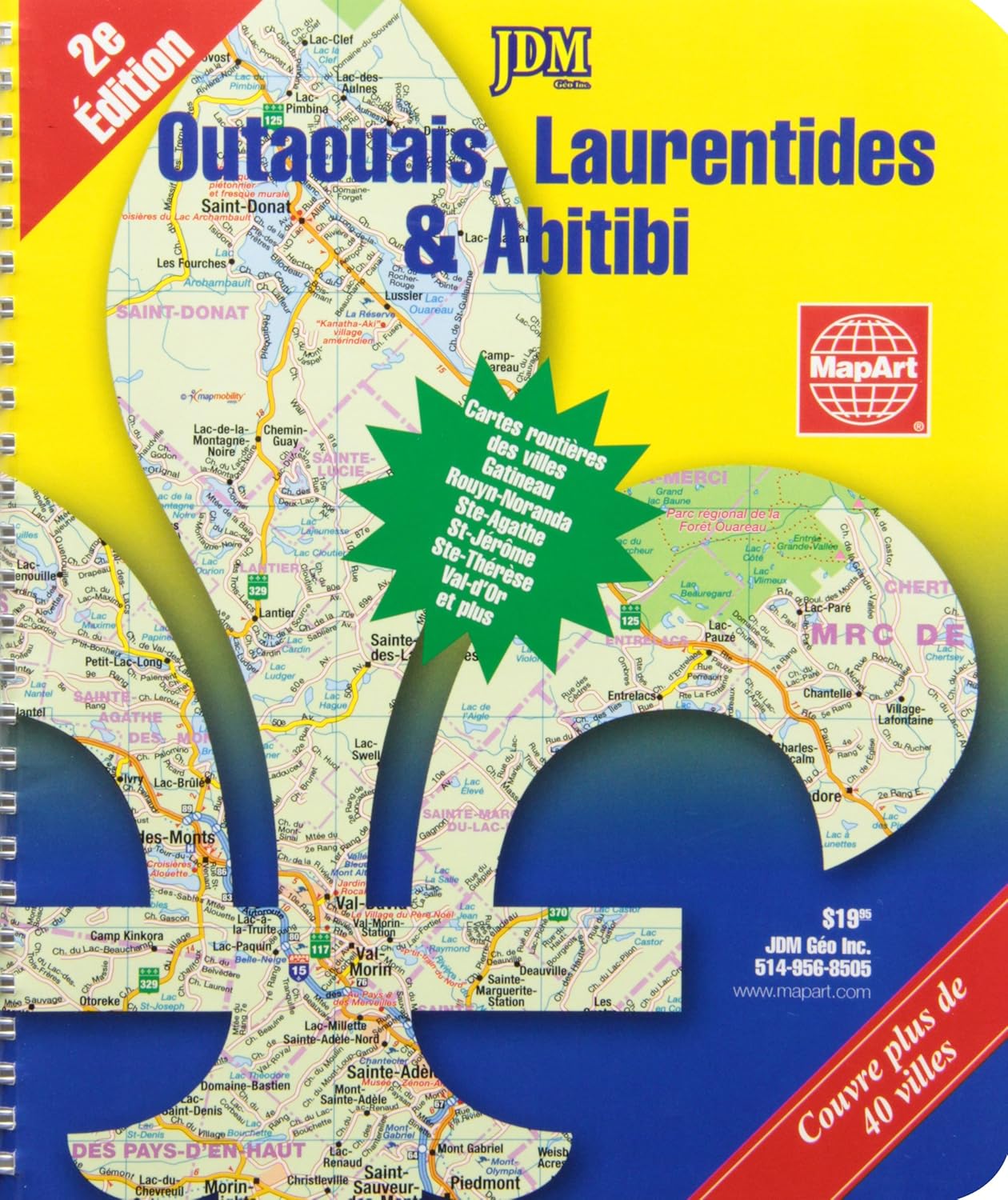 Outaouais Laurentides Street Atlas