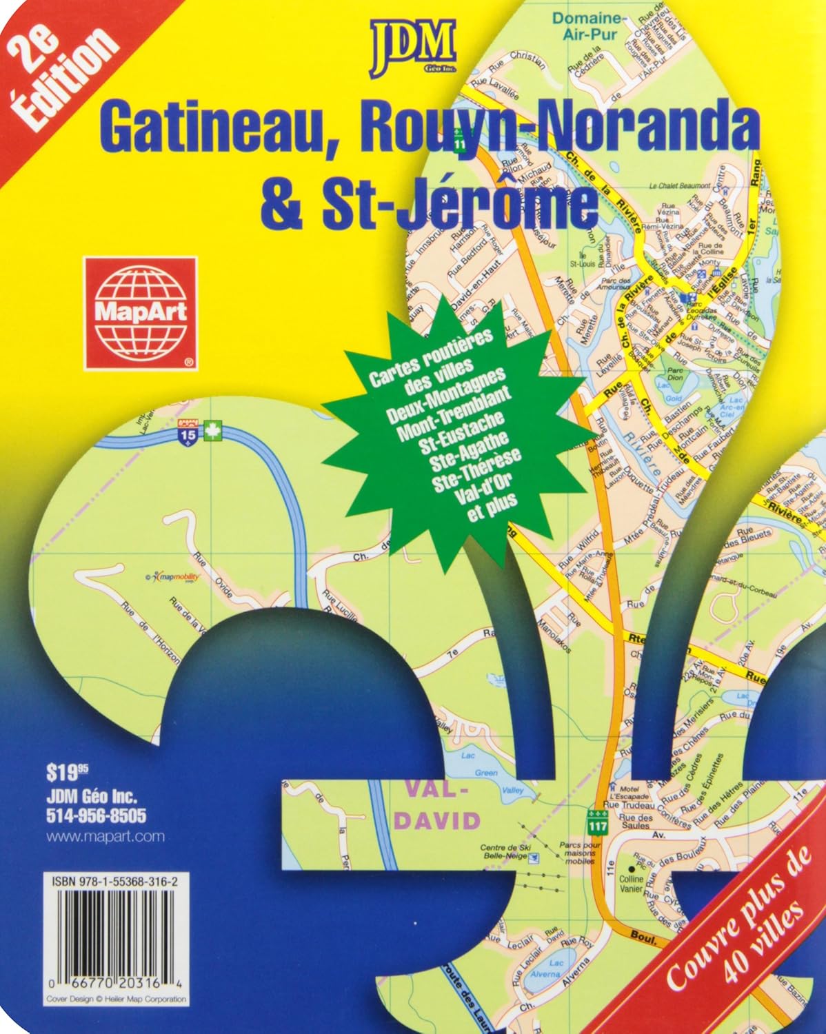 Outaouais Laurentides Street Atlas