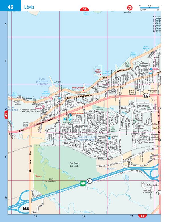 Quebec City (Ville de Québec & Environs) Street Atlas