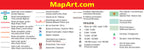 Quebec Road Map Fast Track - Laminated -  MapArt