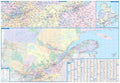 Quebec Wall Map 59x41 - Laminated -  MapArt