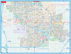 Regina (SK) Street Map Fast Track - Laminated -  MapArt