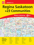 Regina Saskatoon (+23 Communities) Street Atlas