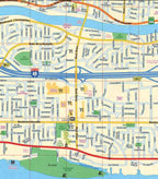 Repentigny Terrebonne Road Map (French) -  MapArt