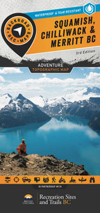 Squamish, Chilliwack & Merritt BC - Recreation Map