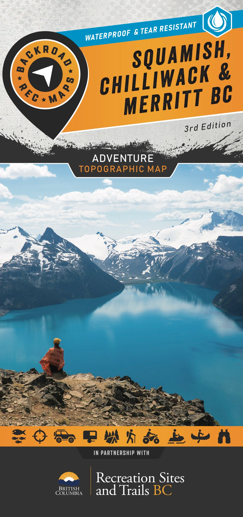 Squamish, Chilliwack & Merritt BC - Recreation Map